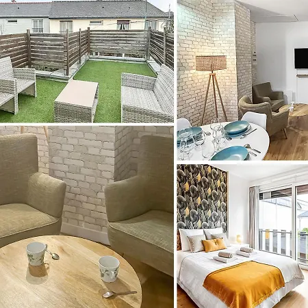 Angevin Avec Terrasse Et Wifi Rapide Apartment Angers